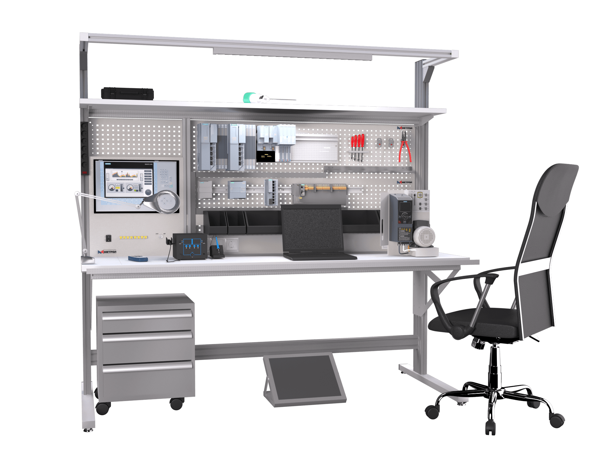 Стенд для проверки микропроцессорных контроллеров и интеллектуальных приборов
